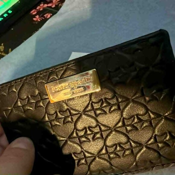 Brand new Kate Spade card holder Penn Place Embossed Graham  - NEW W/tag - Picture 3 of 5
